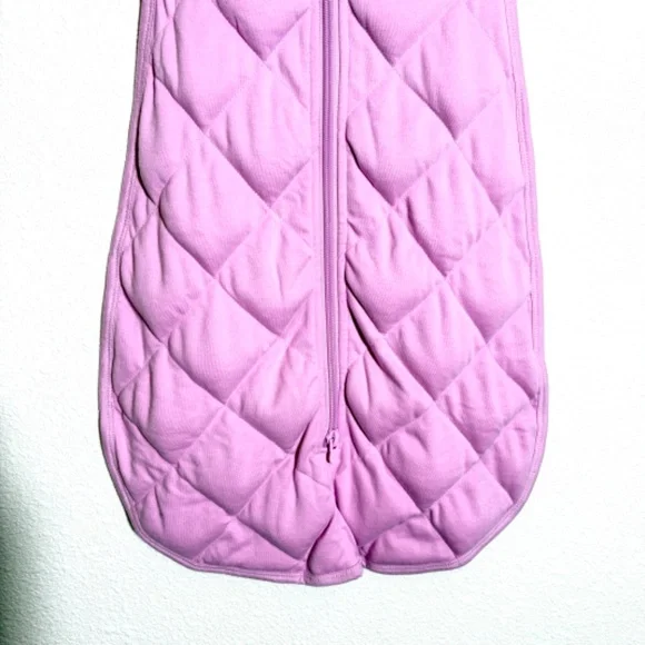 Dreamland Baby Weighted Cotton Quilted Pink Transition Swaddle SIZE 3-6 M